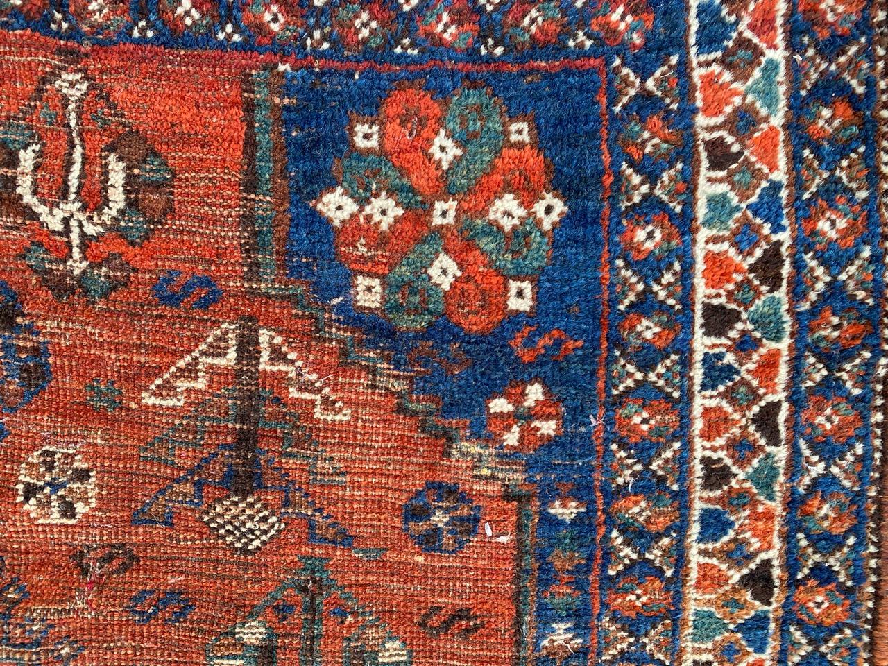 20th Century Pretty Little Antique Shiraz Rug