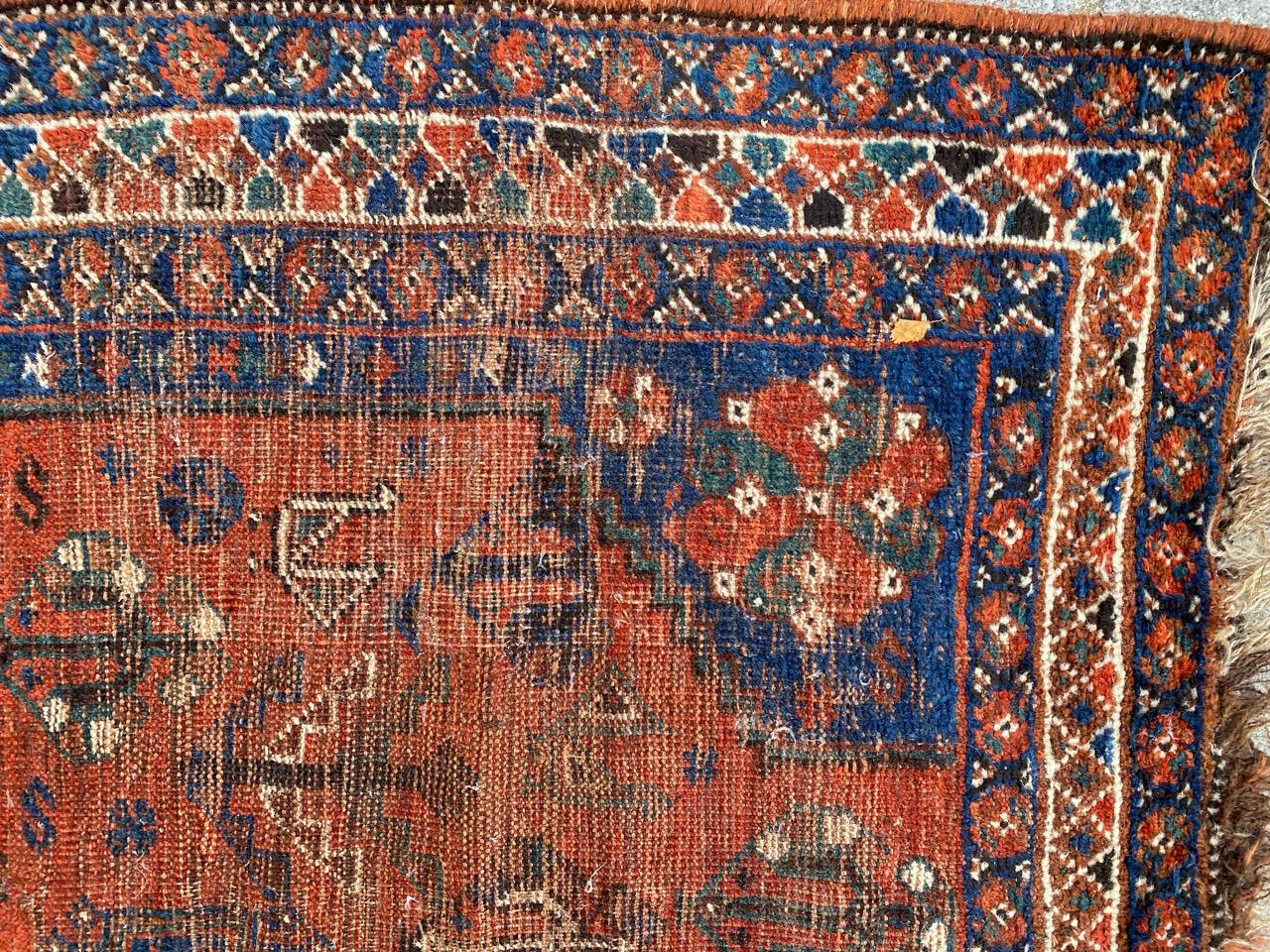 Pretty Little Antique Shiraz Rug 1