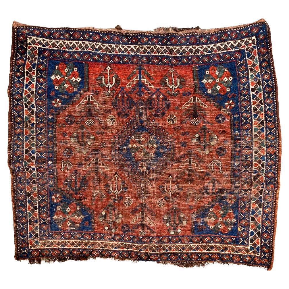 Pretty Little Antique Shiraz Rug