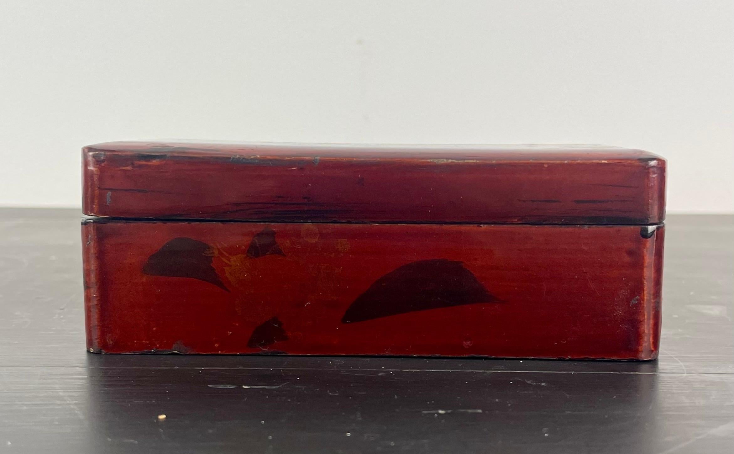Small Japanese lacquered advertising box for Wiggishoff Paris, late 19th century 3