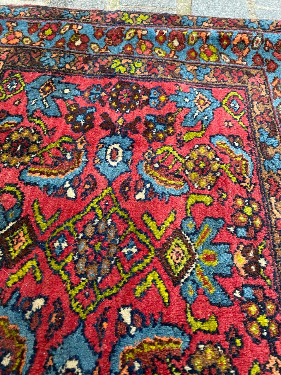 Alfombra Pretty Little Mid Century Fine Mahal de Bobyrug siglo XX en venta