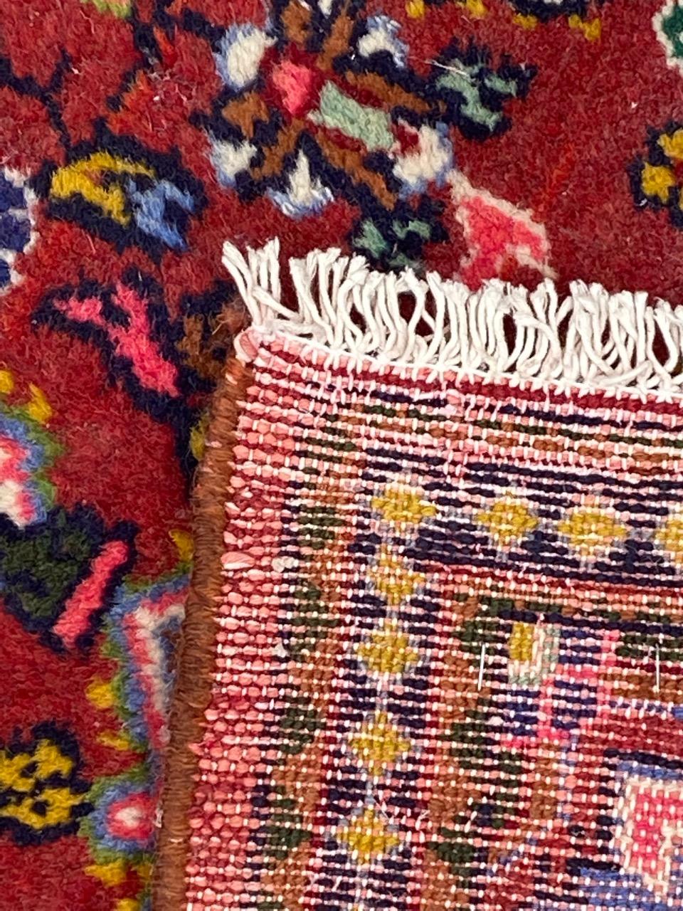Bobyrug’s Pretty little vintage Hamadan rug  For Sale 2