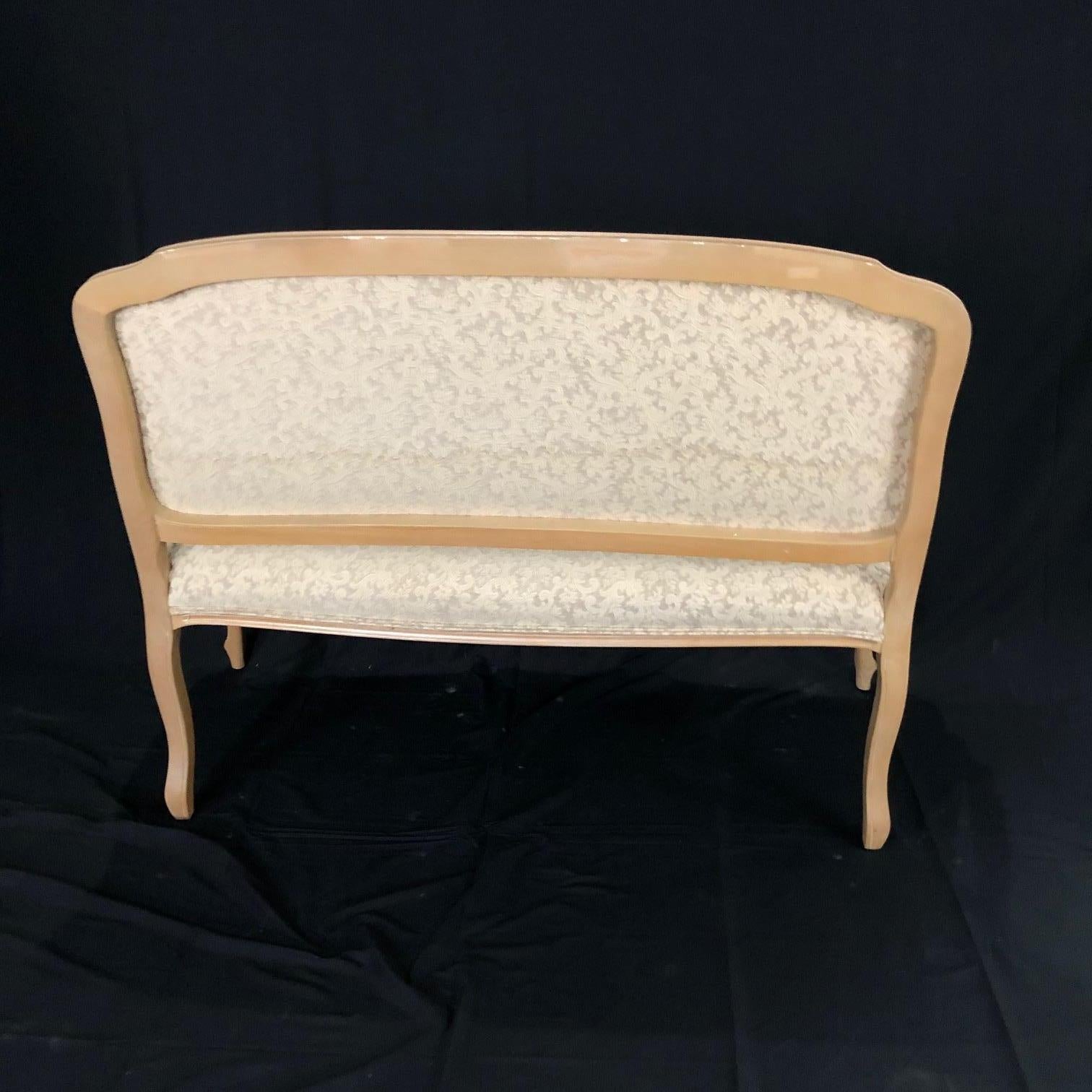 Pretty Louis XV Style French Loveseat Sofa For Sale 5