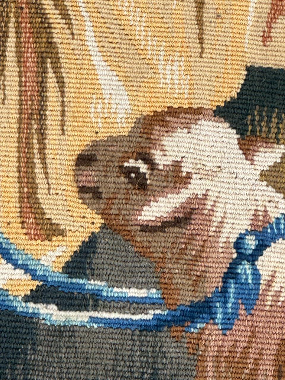 Pretty mid 20th century french Aubusson tapestry For Sale 2