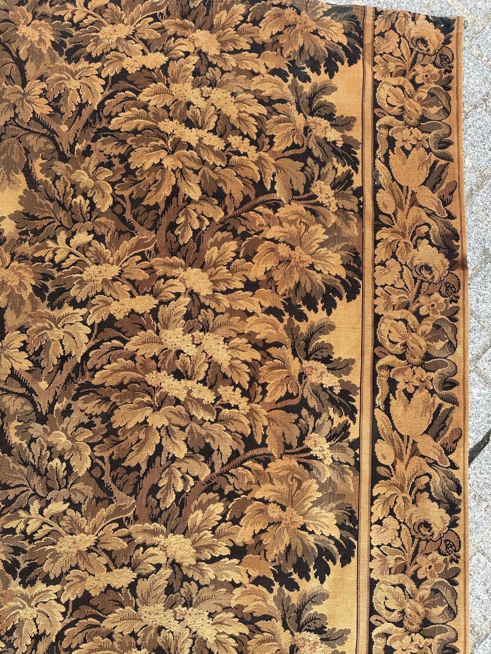 Schöner französischer Jacquard-Wandteppich im Aubusson-Stil des antiken Jahrhunderts (20. Jahrhundert) im Angebot