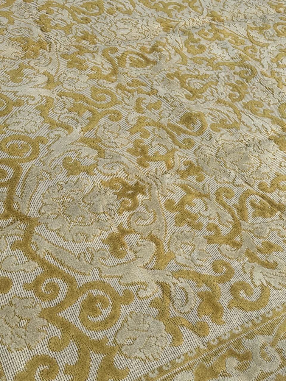 Pretty mid century French Cogolin decorative rug In Good Condition For Sale In Saint Ouen, FR
