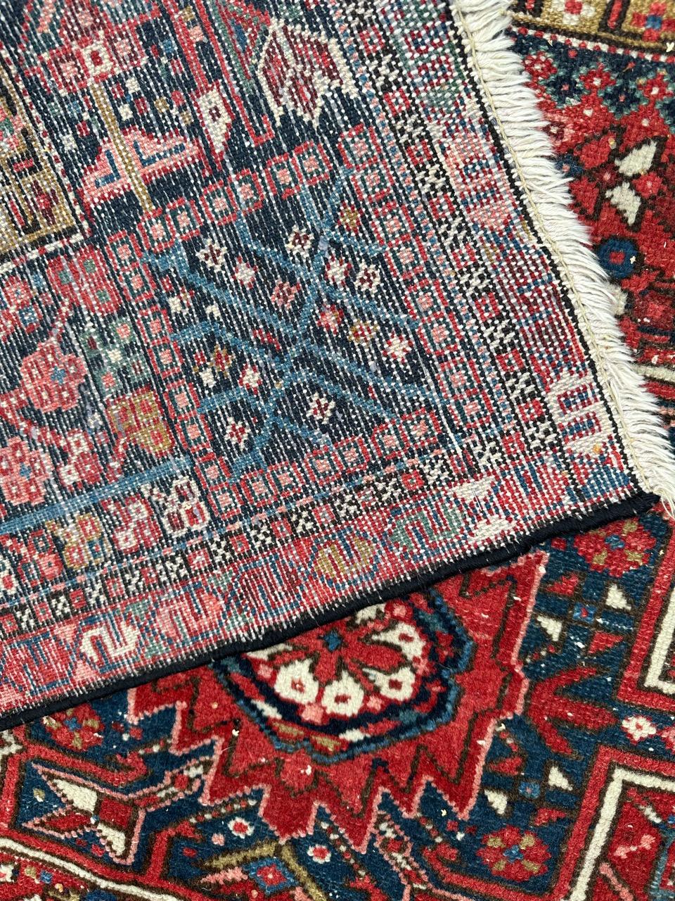 Pretty mid century Heriz Gharaje rug For Sale 12