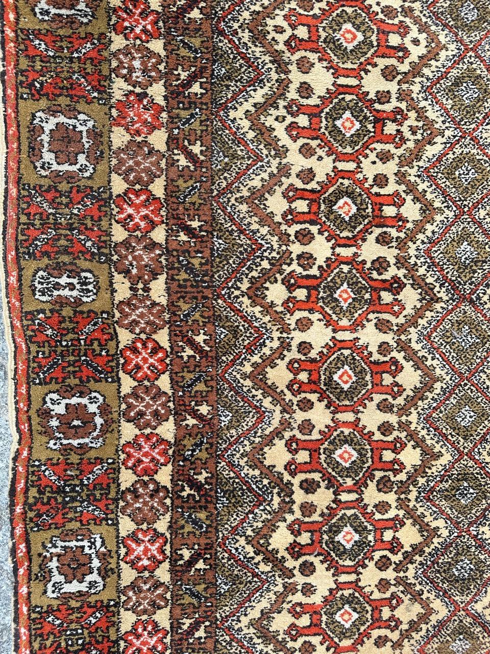 Pretty mid century Moroccan tribal rug For Sale 11