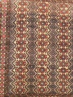 Pretty mid century Moroccan tribal rug