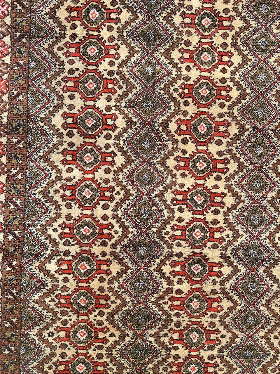 Pretty mid century Moroccan tribal rug In Good Condition For Sale In Saint Ouen, FR