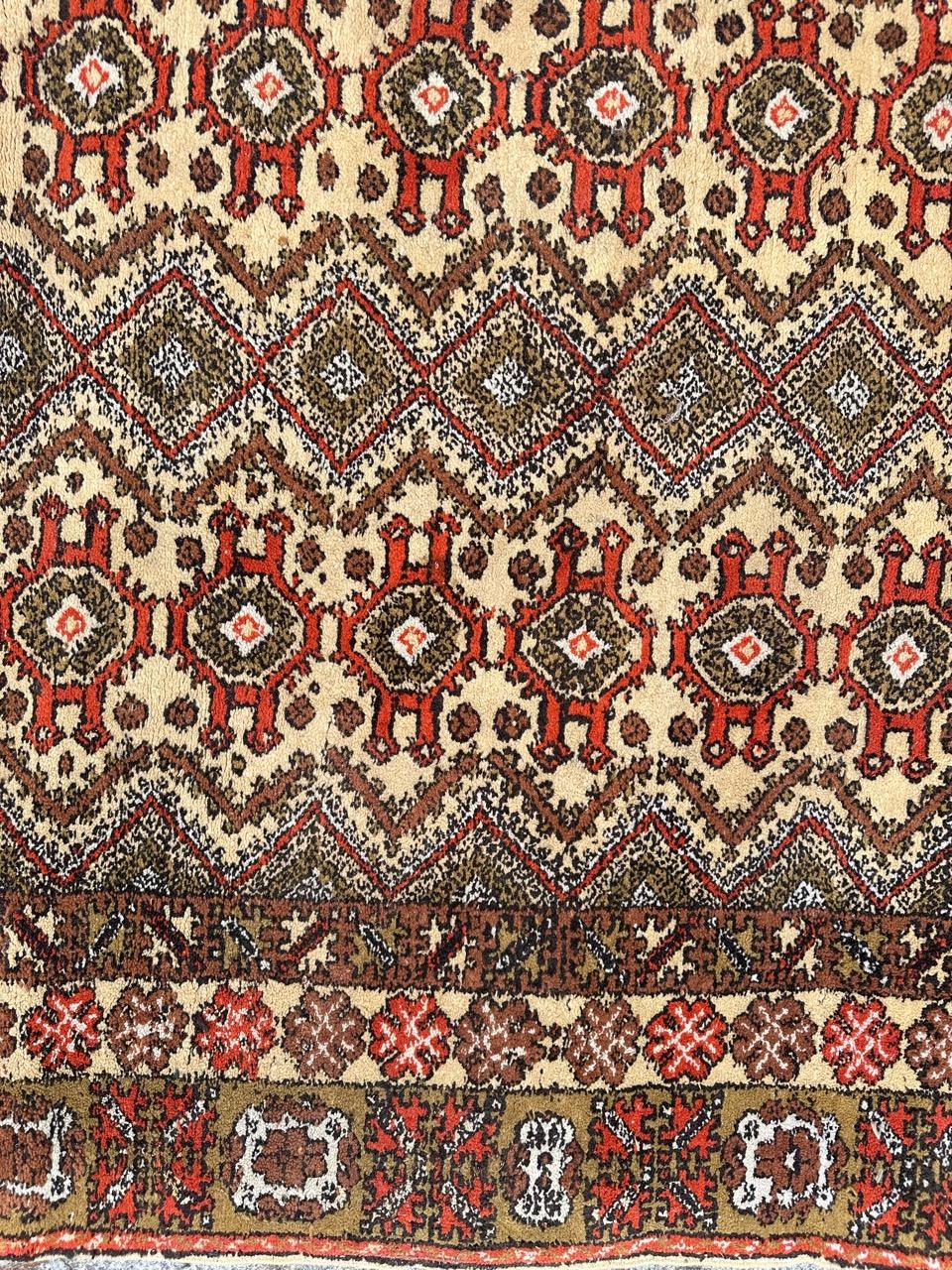 Pretty mid century Moroccan tribal rug For Sale 1