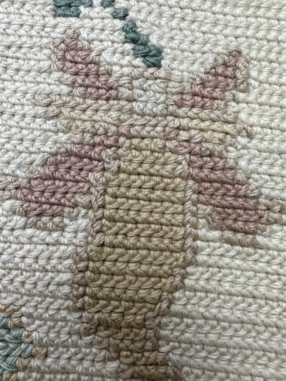 Alfombra portuguesa de punto de aguja Pretty mid century de Bobyrug en venta 9