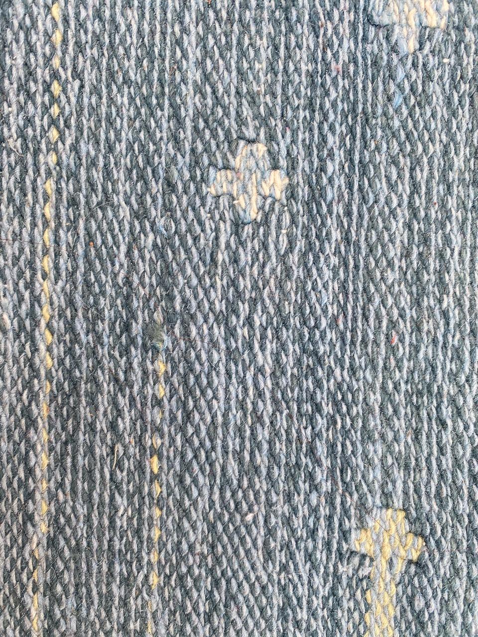 20th Century Bobyrug’s Pretty Éva Németh handwoven woollen tapestry, Hungary c1970s For Sale