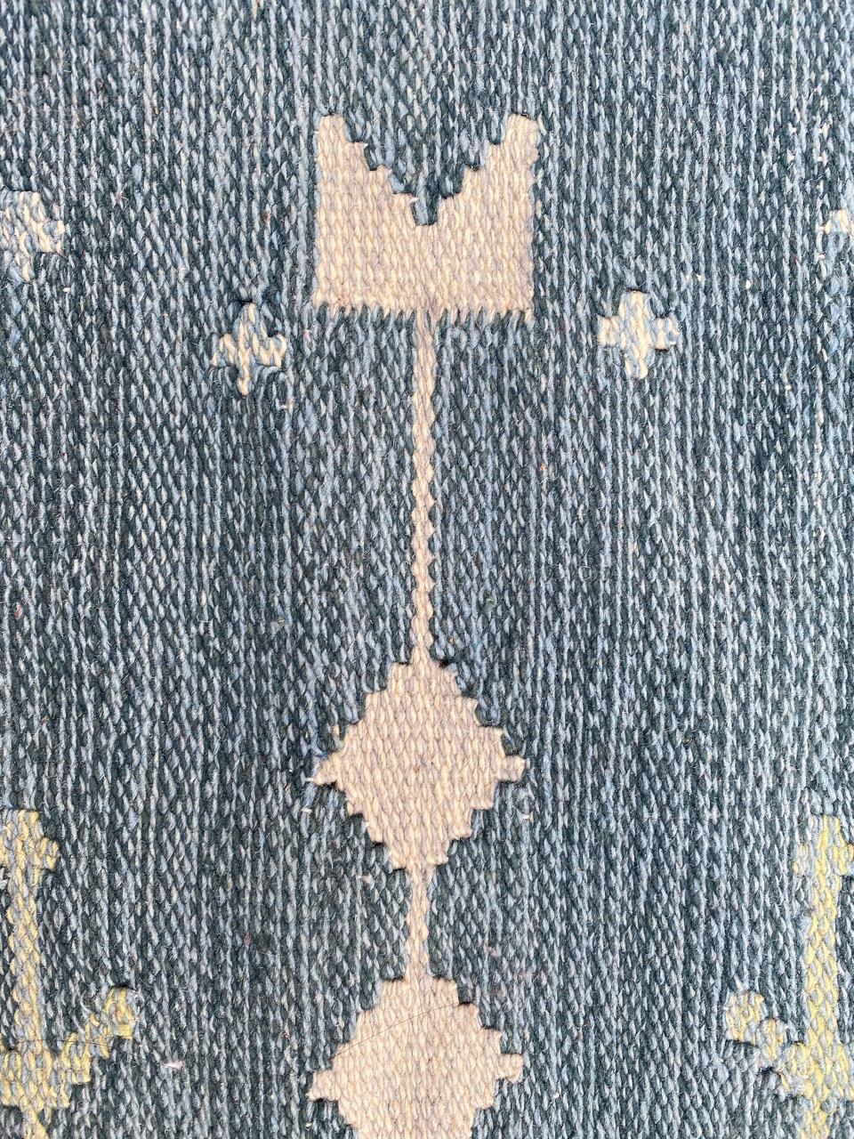 Bobyrug’s Pretty Éva Németh handwoven woollen tapestry, Hungary c1970s In Good Condition For Sale In Saint Ouen, FR