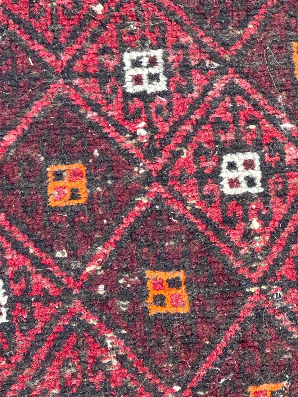 Jolie baluchon turkmène du milieu du siècle dernier en vente 5