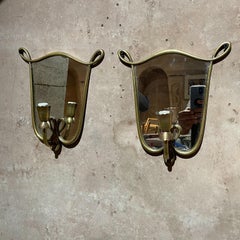 Antique Mirror e bronzo, stile Gio Ponti, anni '50