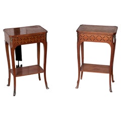 Pretty Pair French Bedside Tables