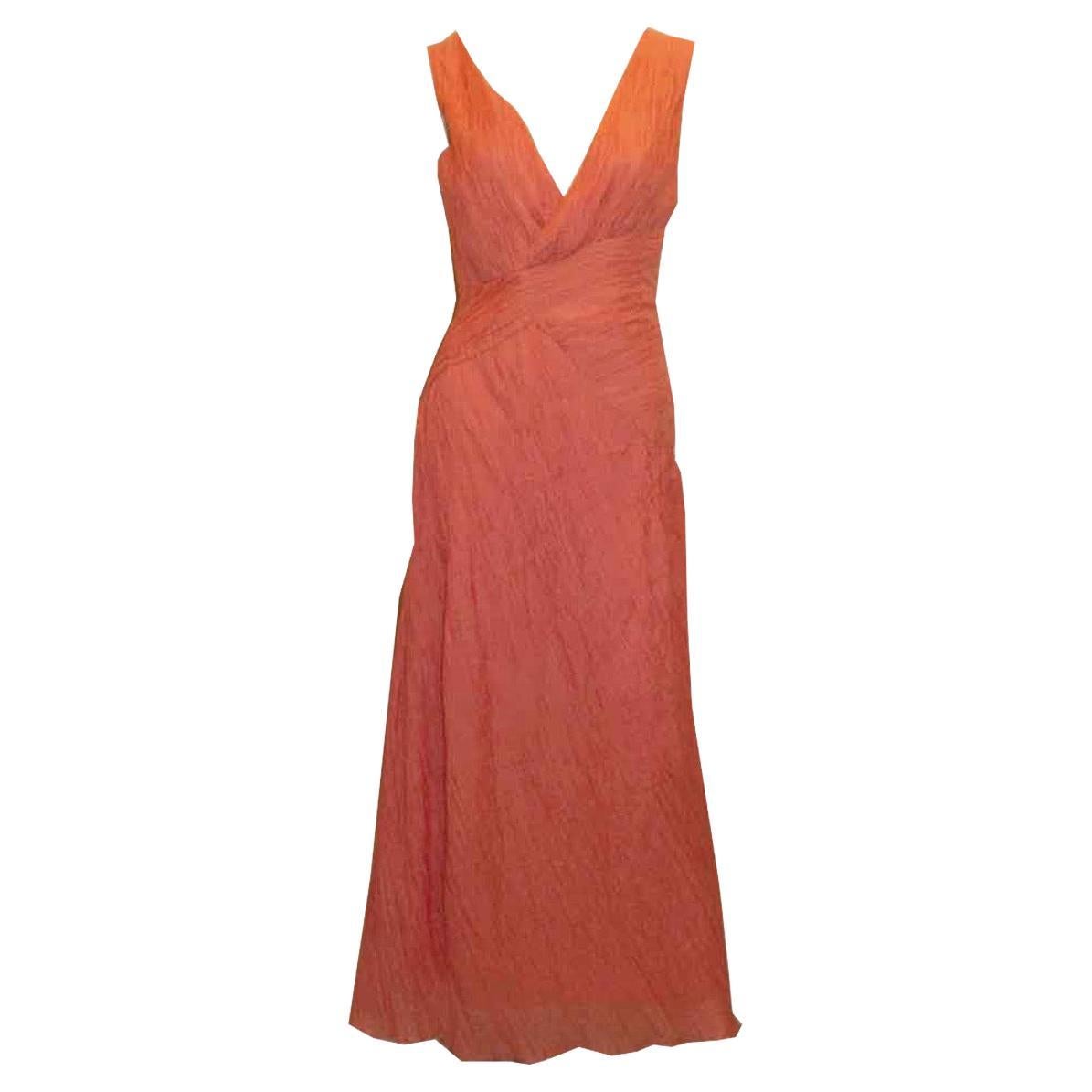 Pretty Pink Grecian Style Gown by Noli