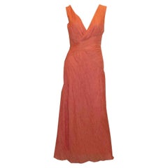 Vintage Pretty Pink Grecian Style Gown by Noli