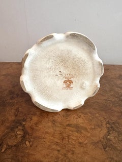 Pretty quality antique Edwardian Crown Devon biscuit barrel