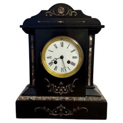 Pretty quality antique Victorian eight day mantle clock