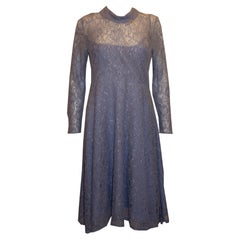 Pretty Roberta Biagi Blue Lace Dress