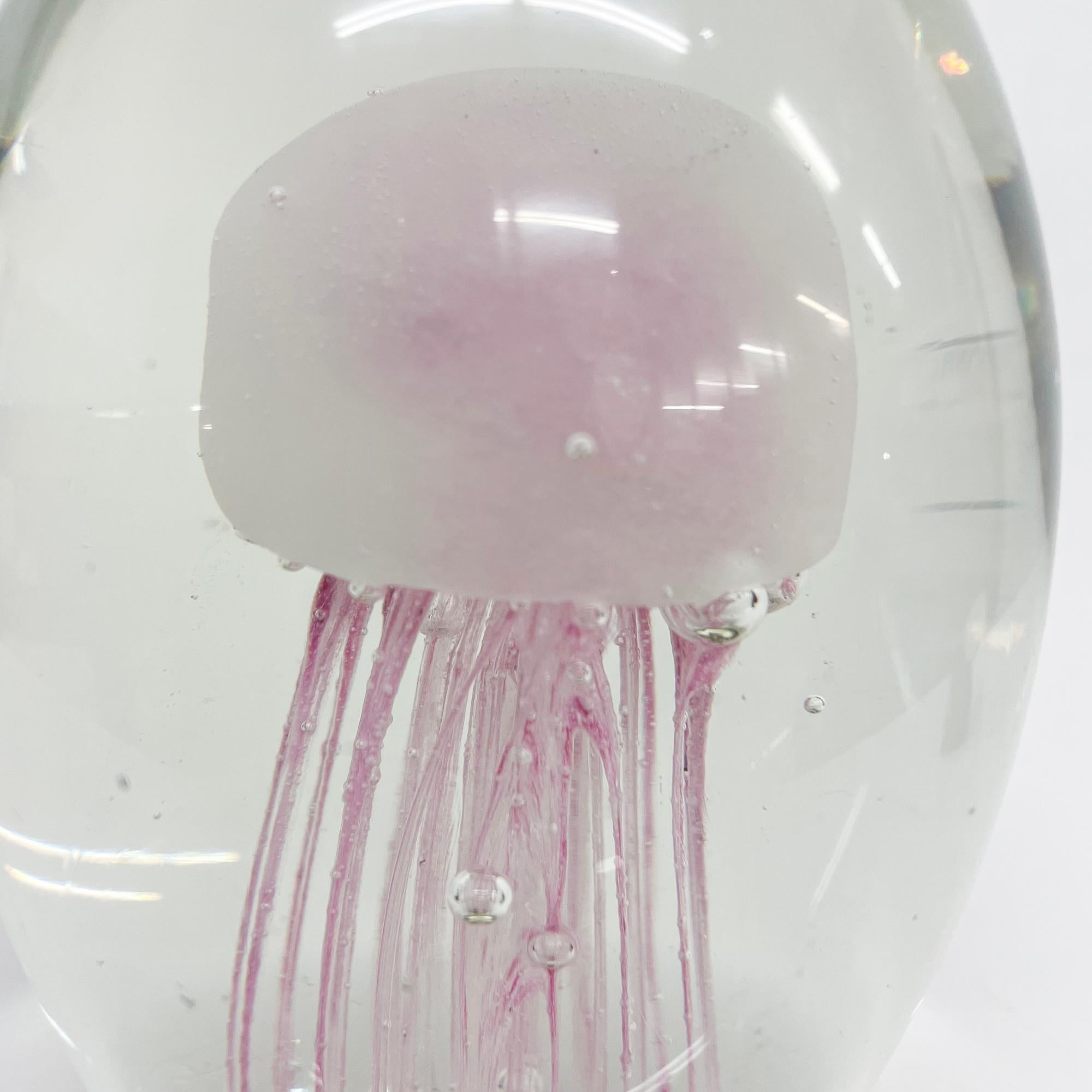 murano jellyfish paperweight