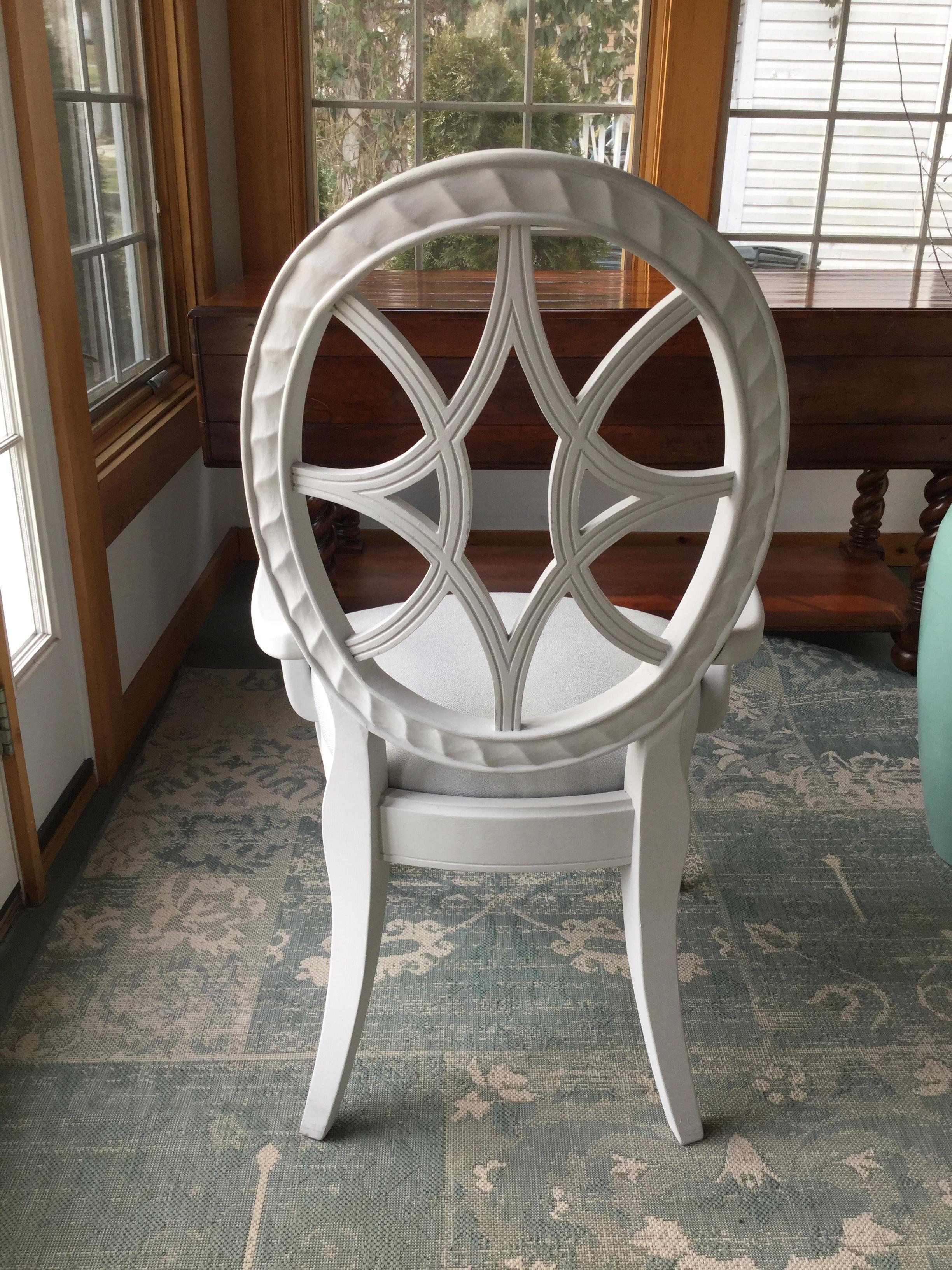 dove grey dining chairs