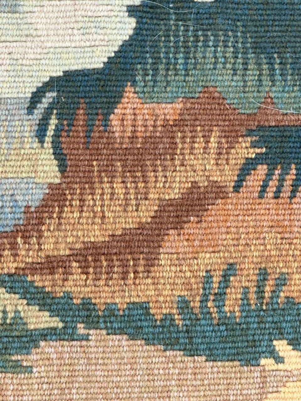 Schöner kleiner französischer Aubusson-Wandteppich des 20. Jahrhunderts im Angebot 1