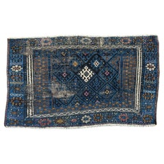 Jolie petite tapis Afshar vieilli