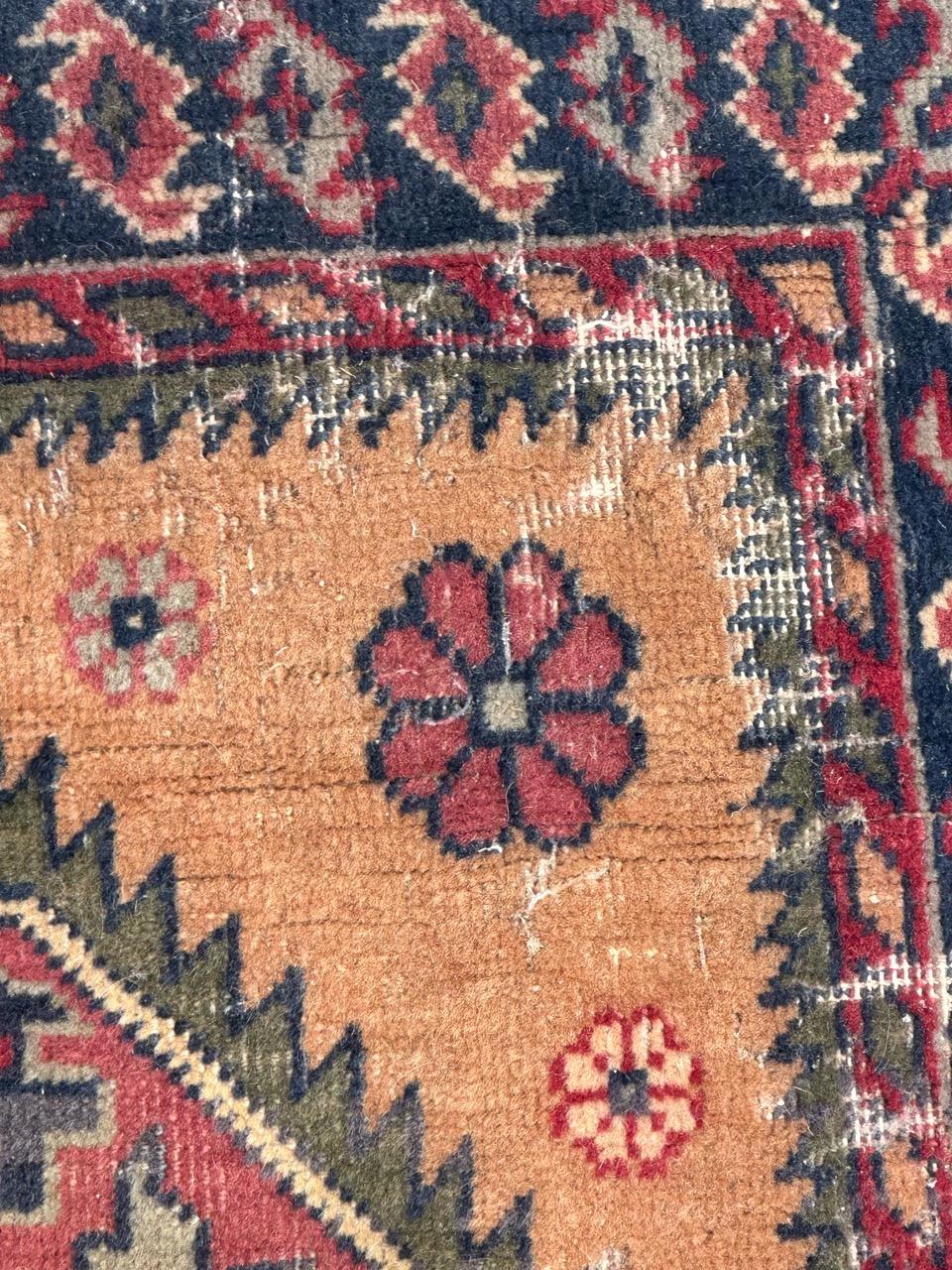Kazak Pretty small vintage Azerbaijan rug  For Sale