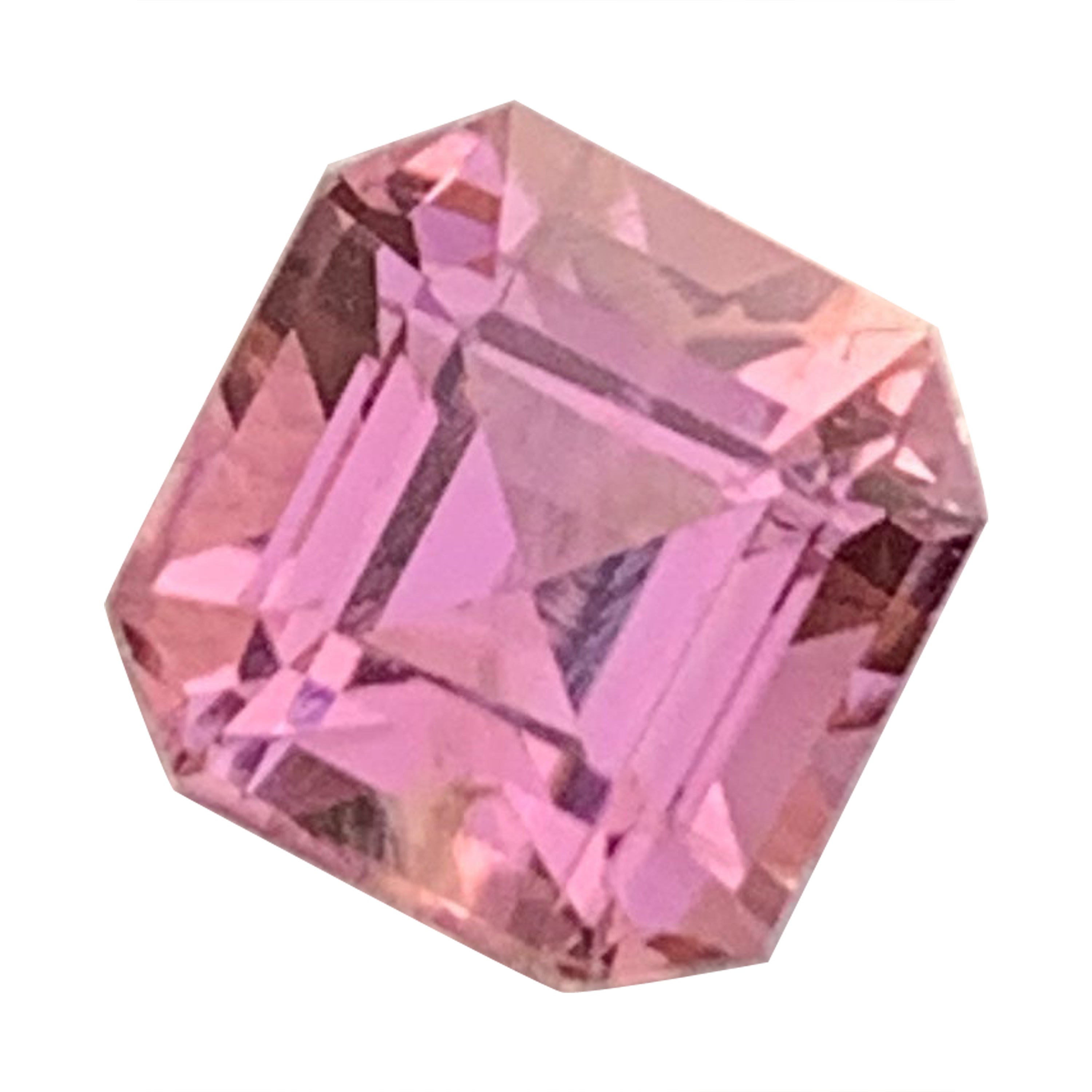 Jolie pierre précieuse tourmaline rose douce de 2,05 carats, pierre tourmaline pour bagues