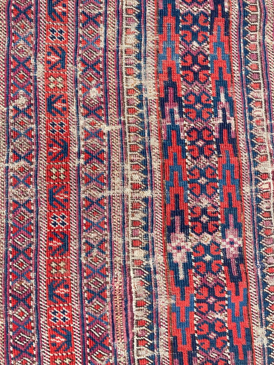 Bobyrug’s Pretty Very Fine Turkmen Rug For Sale 2