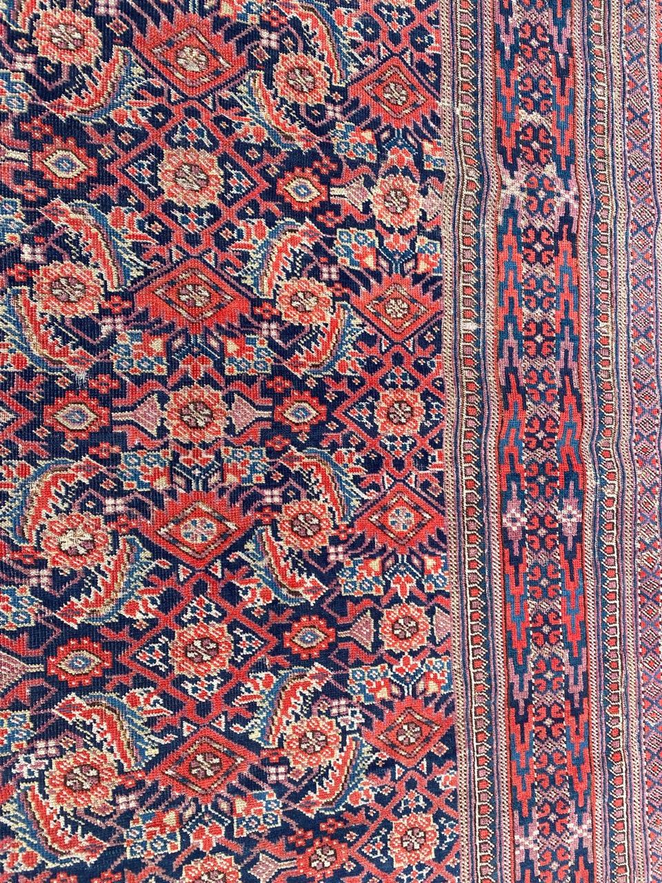 Bobyrug’s Pretty Very Fine Turkmen Rug For Sale 5