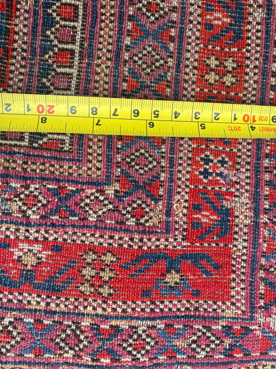 Bobyrug’s Pretty Very Fine Turkmen Rug For Sale 11
