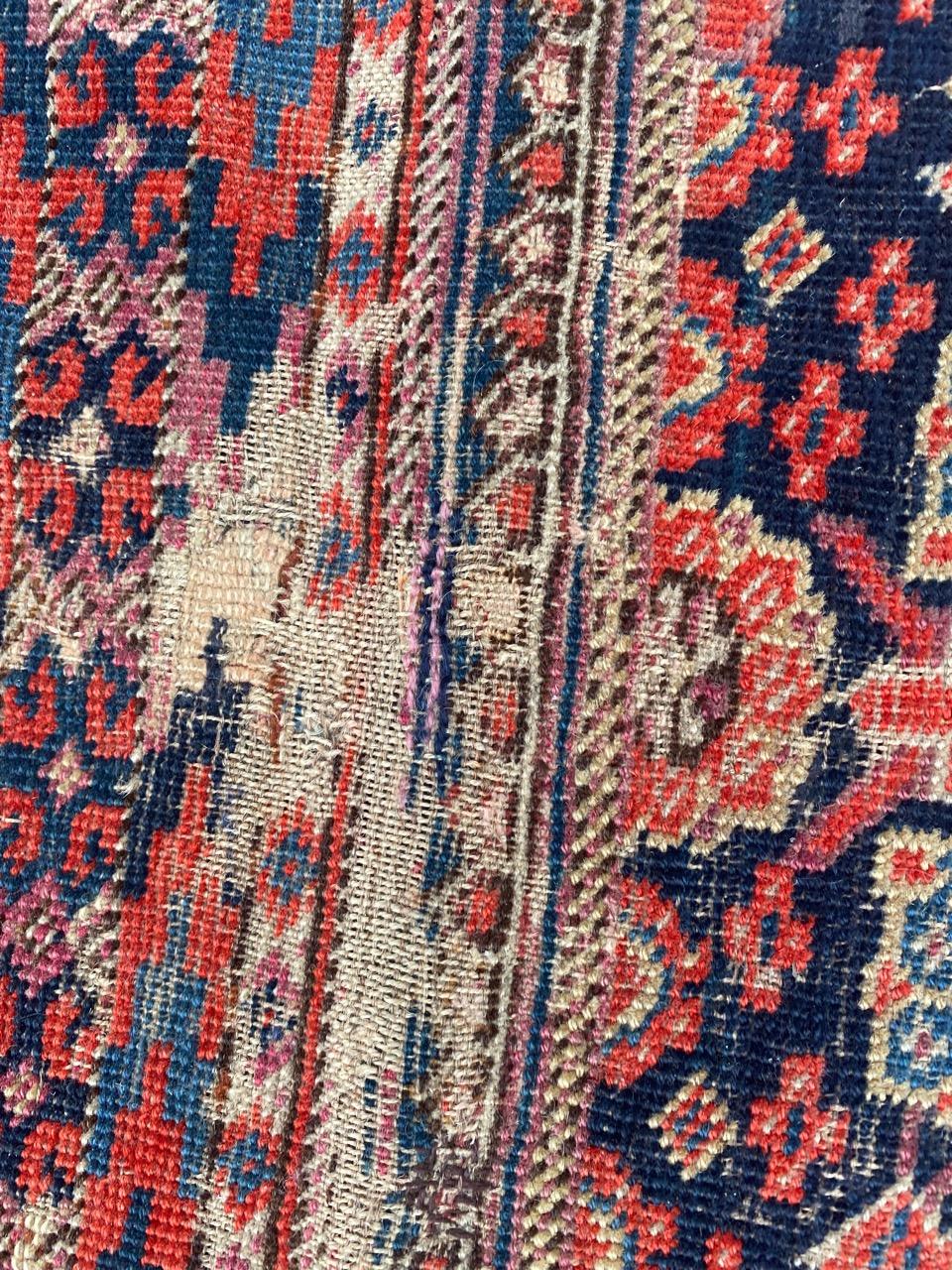 Wonderful extremely fine early 20th century Turkmen rug with beautiful unusual Herati design and beautiful natural colors entirely hand knotted with wool velvet on wool foundation.

✨✨✨
