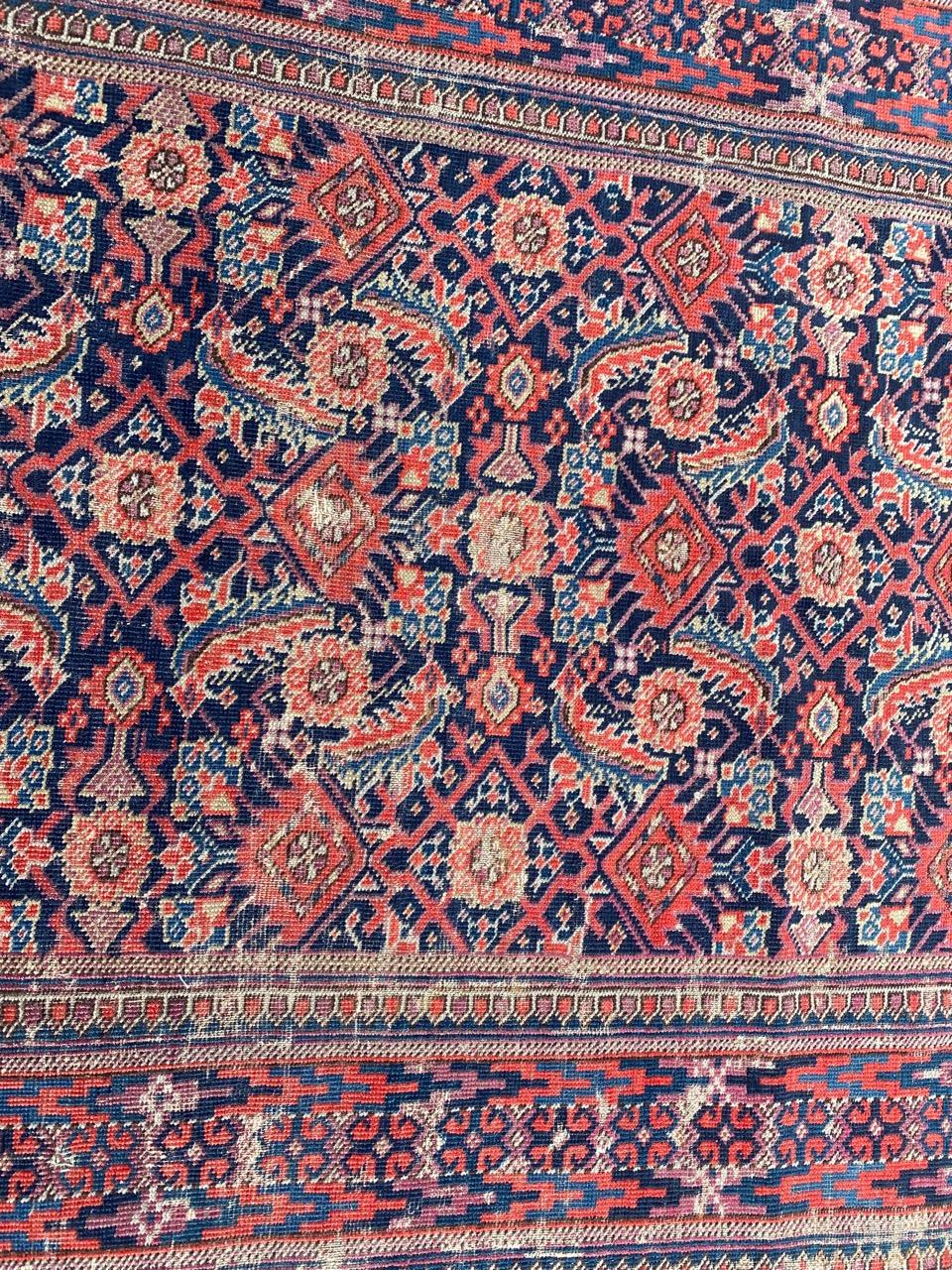 Hand-Knotted Bobyrug’s Pretty Very Fine Turkmen Rug For Sale