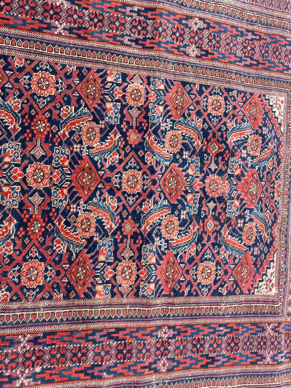 20ième siècle Joli tapis turkmène très fin de Bobyrug en vente