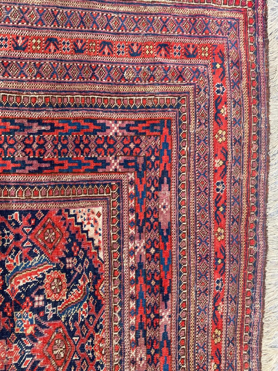 Wool Bobyrug’s Pretty Very Fine Turkmen Rug For Sale