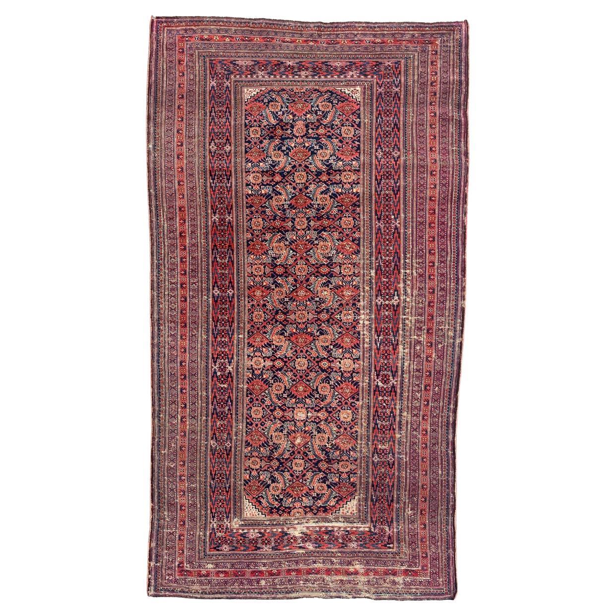 Bobyrug’s Pretty Very Fine Turkmen Rug For Sale