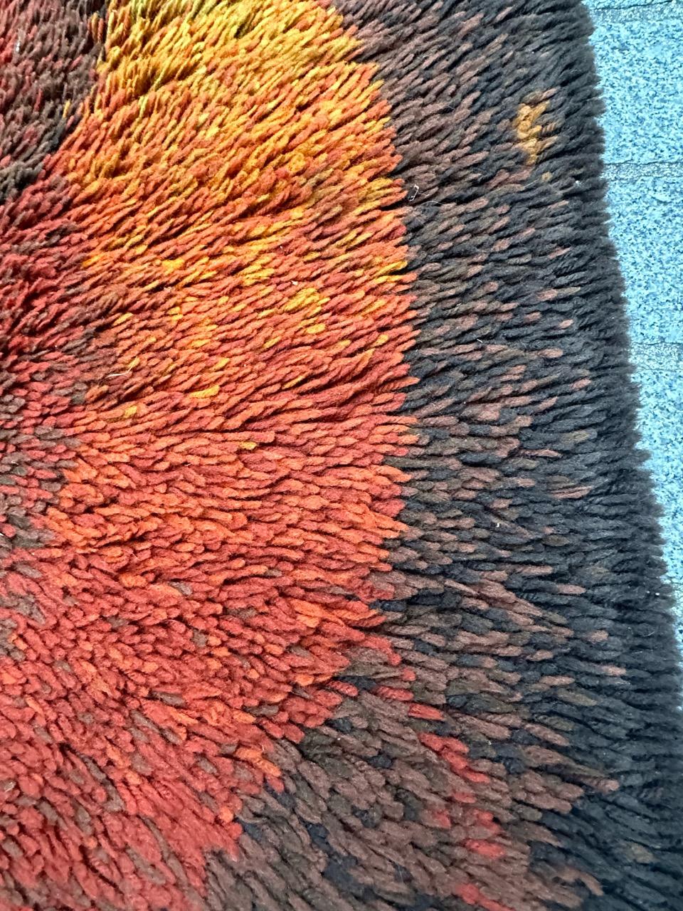 Joli tapis scandinave Desso vintage des années 1970 en vente 3
