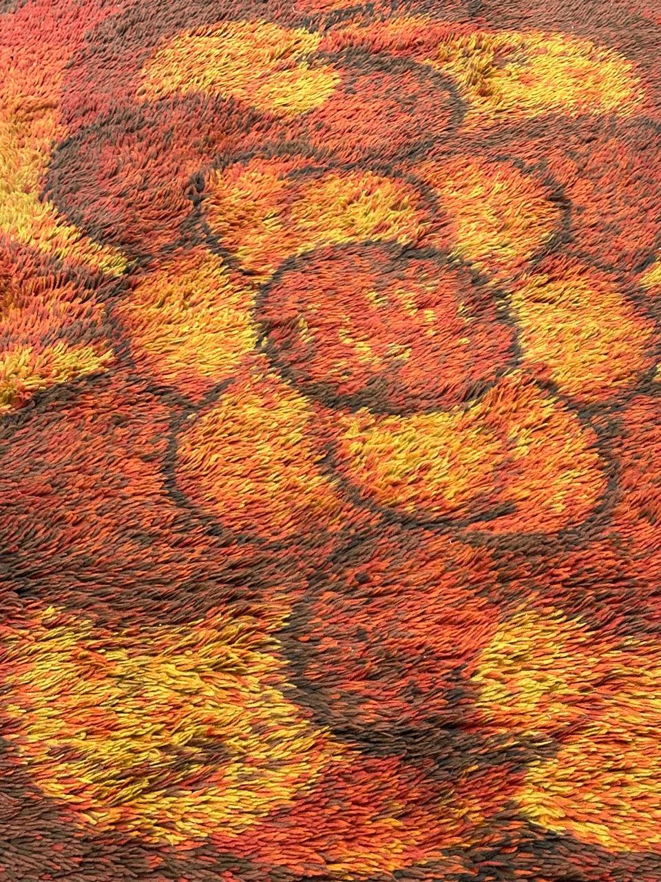 Hübscher skandinavischer Desso-Teppich aus den 1970er Jahren (Acryl) im Angebot