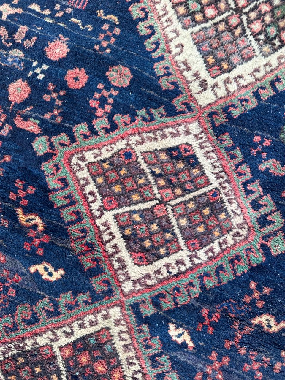 Bobyrug’s Pretty vintage Afshar rug For Sale 6
