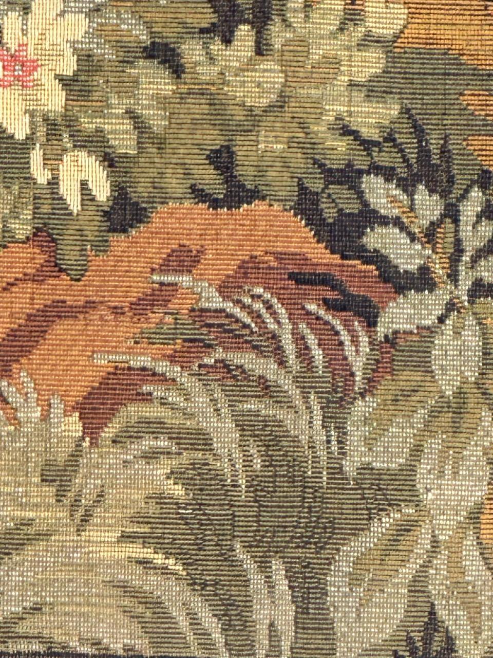 Grazioso arazzo jacquard stile Aubusson d'epoca in vendita 5