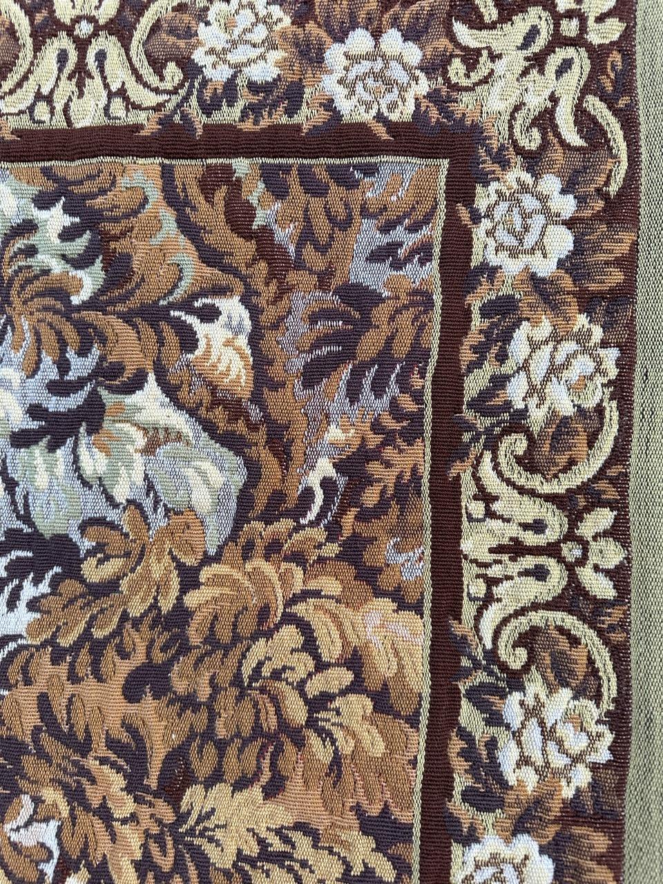 Pretty Vintage Jacquard-Wandteppich im Aubusson-Stil im Angebot 5