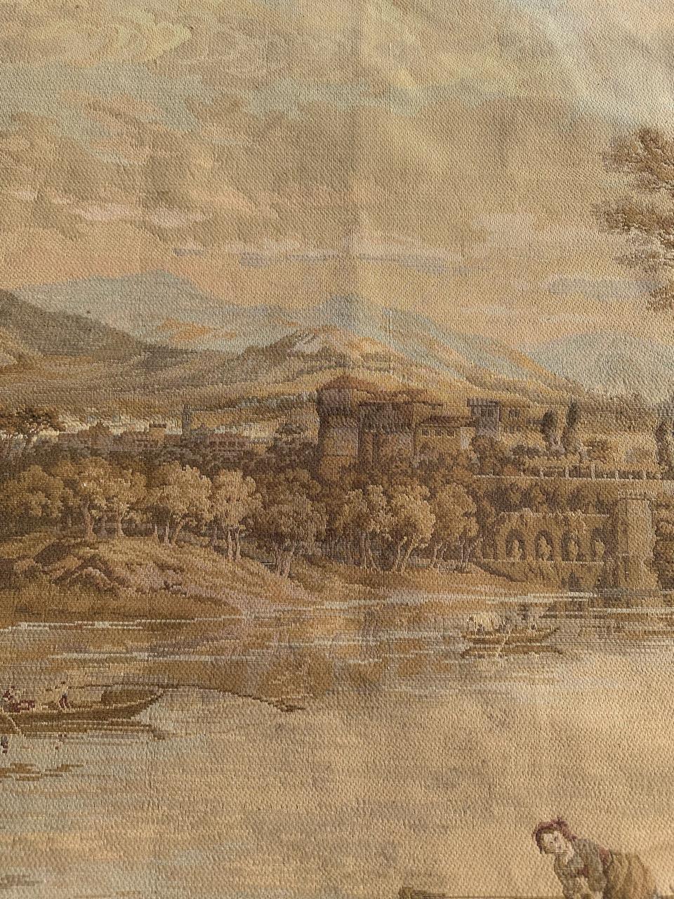Bonito Tapiz Jacquard Vintage Estilo Aubusson en venta 5