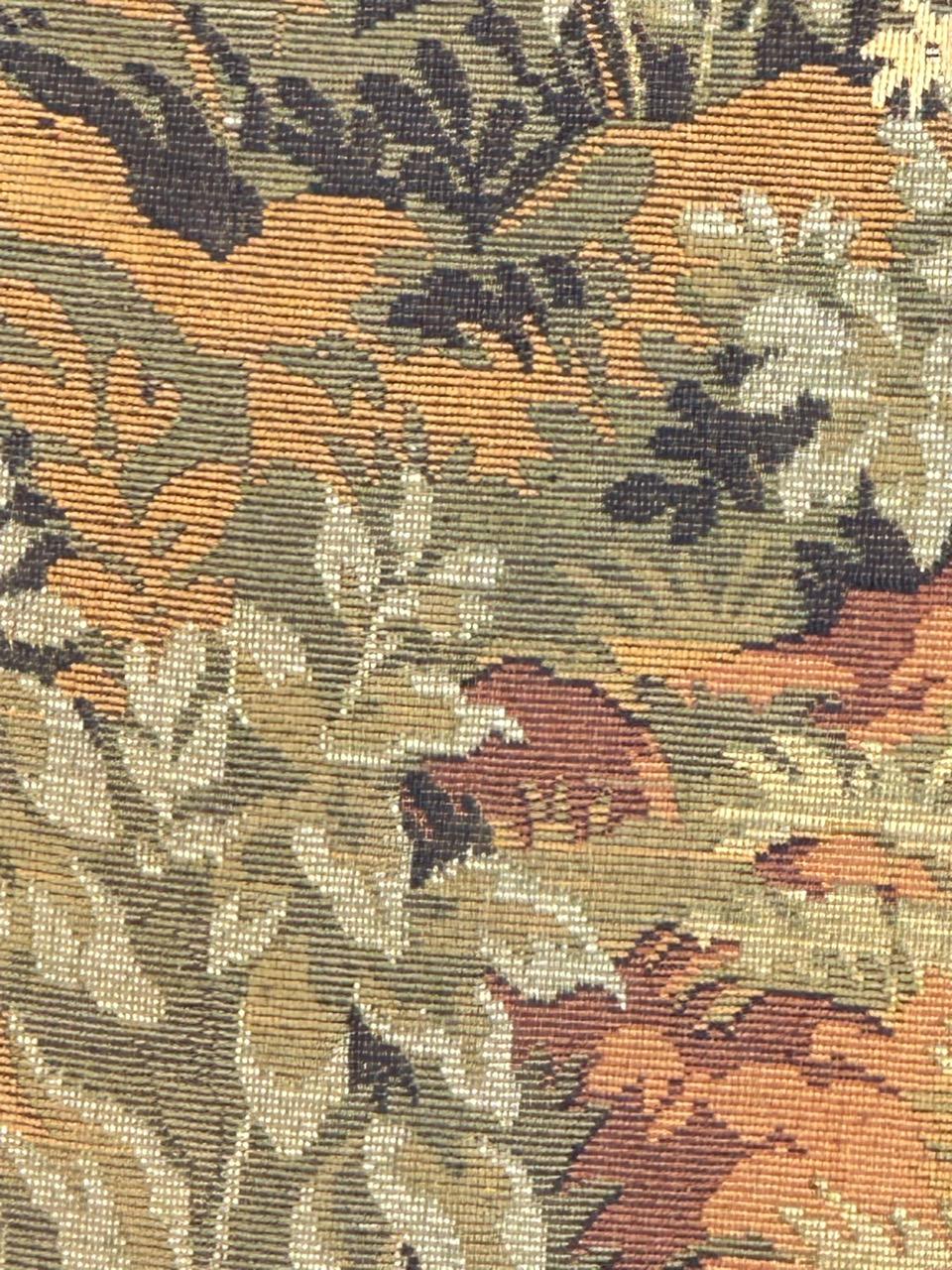Grazioso arazzo jacquard stile Aubusson d'epoca in vendita 6
