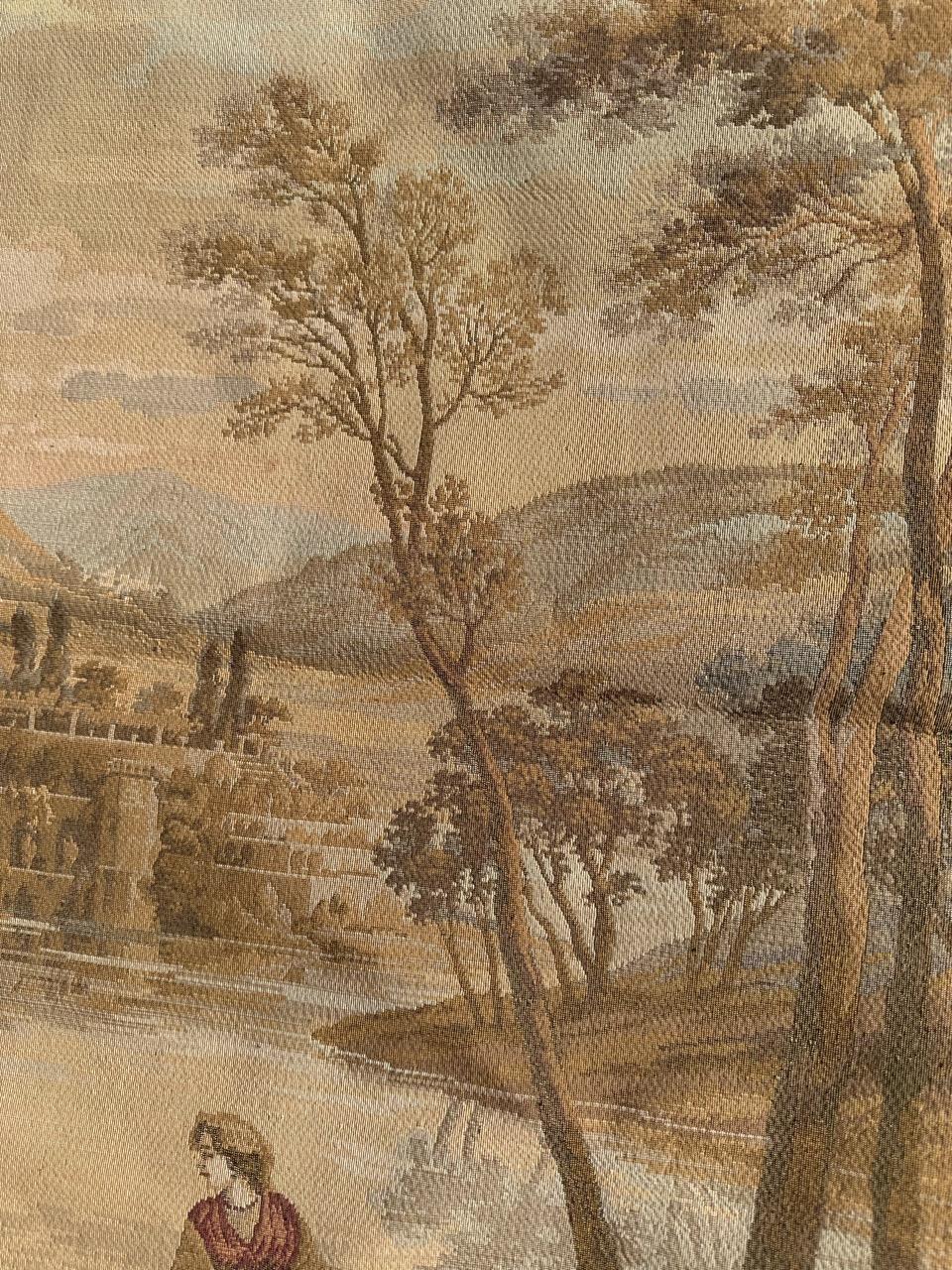 Bonito Tapiz Jacquard Vintage Estilo Aubusson en venta 6