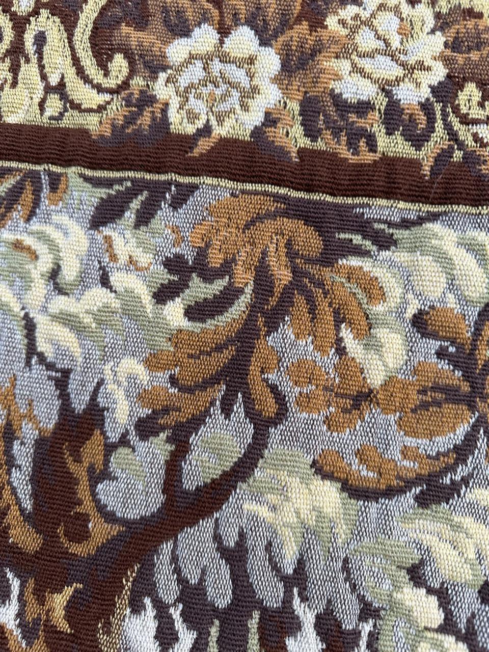 Pretty Vintage Jacquard-Wandteppich im Aubusson-Stil im Angebot 7