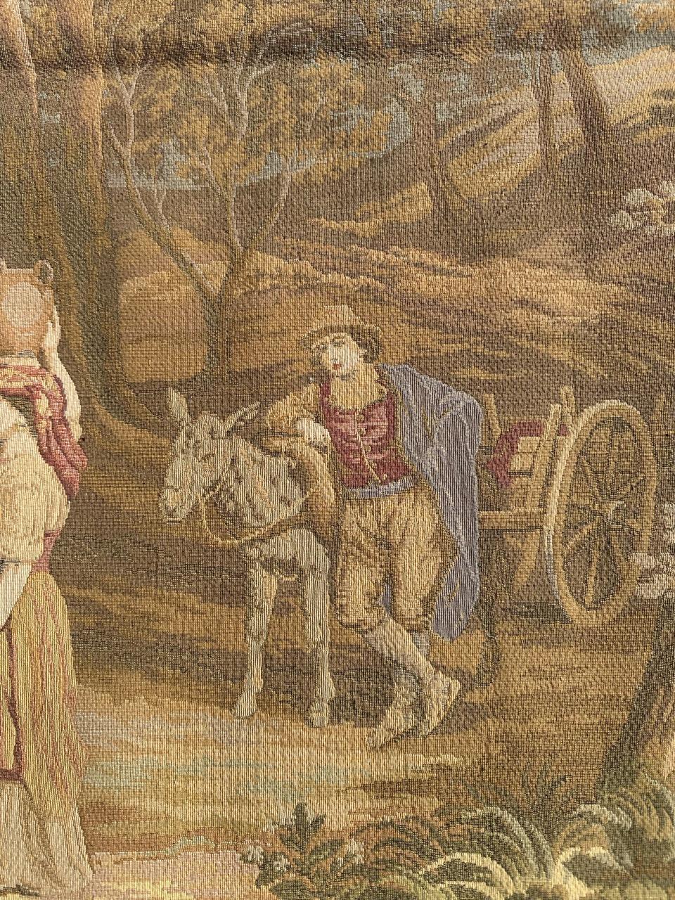 Bonito Tapiz Jacquard Vintage Estilo Aubusson en venta 9
